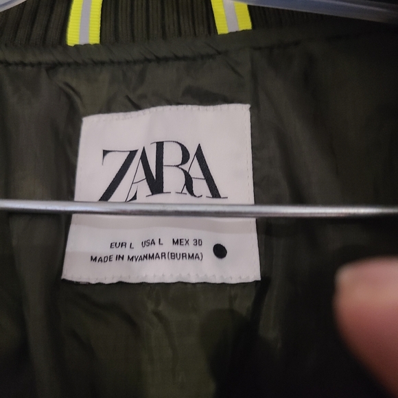 Zara Olive Green Water resistant Parka - Picture 6 of 8